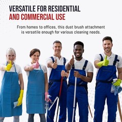 MP Maresh Products Vacuum Brush Attachment for Hardwood and Bare Floors or Walls