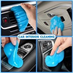 Car Cleaning Gel Putty, 2 Pack Reusable Interior Detailing Color: Blue(2Pack)