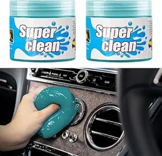 Universal Car Cleaning Gel Putty, 2PCS Blue Detailing Tool for Automotive, Keybo