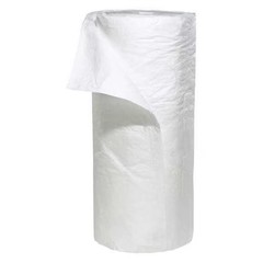 Spilltech Wr150h Sorbent Roll, 63 Gal, 30 In X 150 Ft, Oil, White, Polypropylene