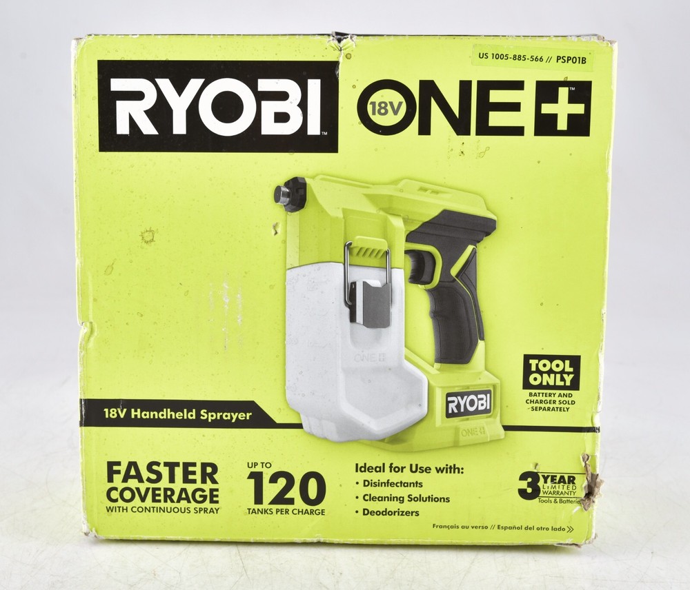 *RyobiONE+ 18V Cordless Handheld Sprayer PSP01B (Tool Only)