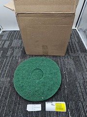 (QTY 5) Clean Freak 400312 Green Scrub Floor Maintenance Pad 12″ For 350 RPM