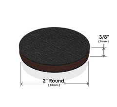 Slipstick GorillaPads CB144 Non Slip Furniture Pads/Grippers 2″ Round, Black