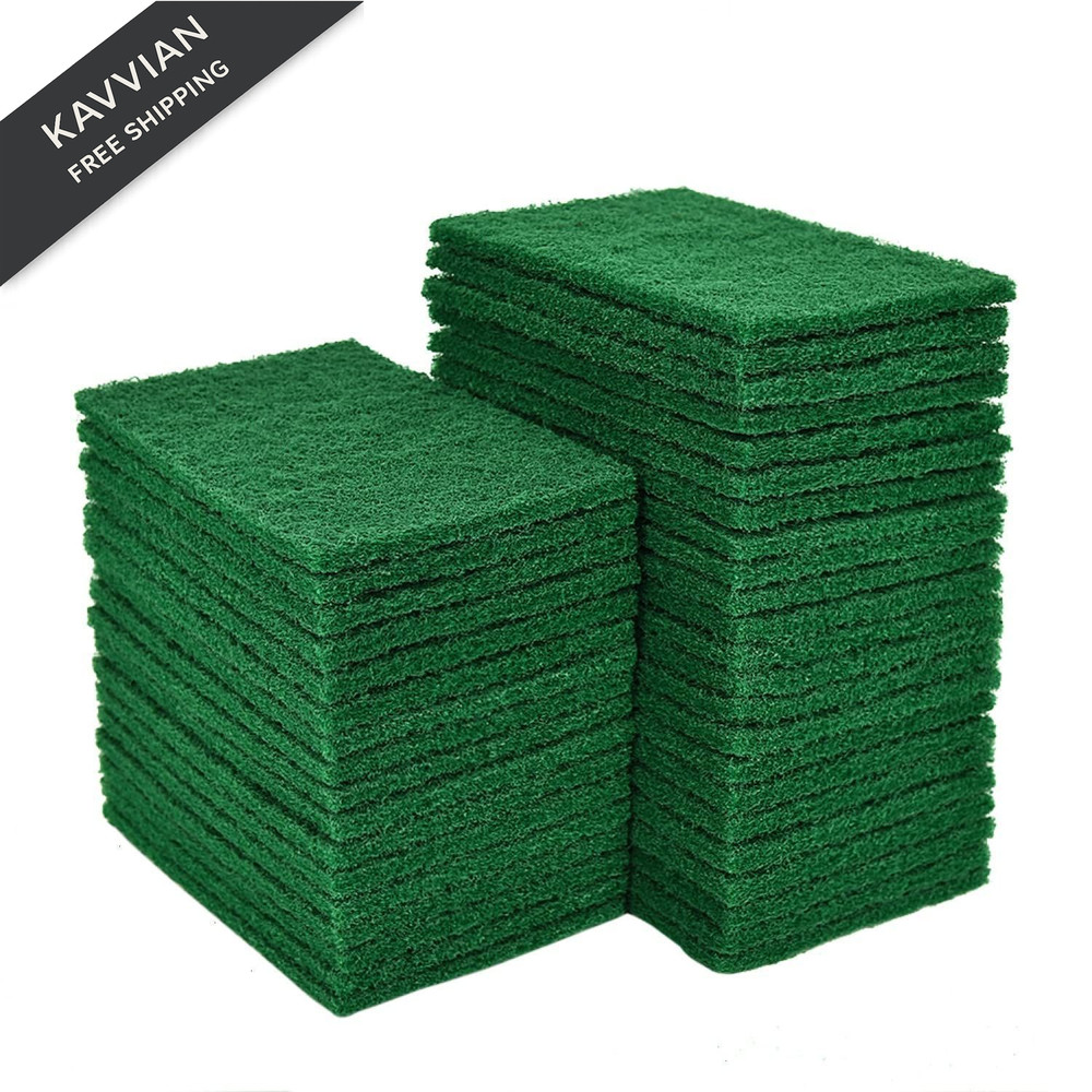 YoleShy 20 PCS Scouring Pad, Dish Scrubber Pads, 4.5 x 6 inch 20 Pcs