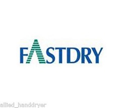 FastDry HK1800ES (110V/120V) PushButton Hand Dryer/White Metal Cover/Surface