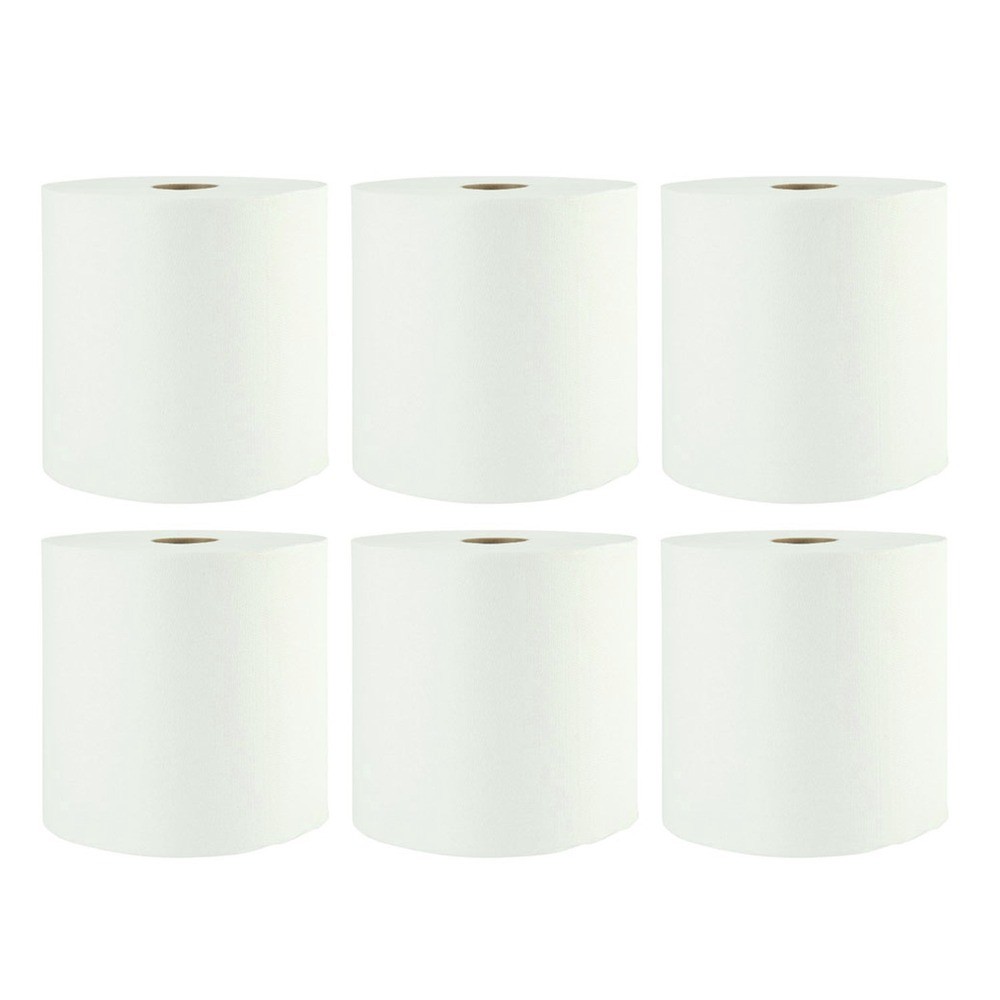 Boardwalk 35XTRA 8″ x 800′ 1-Ply Xtra Roll Towels – White (6/Carton) New