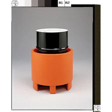 Zoro Select Sp55 Black Secondary Spll Cont, 1 Drum Hi Den, 62 Gal, Sp55 Black
