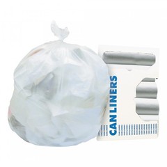 Heritage High Density Trash Bag 24×33″ Natural HDPE 16 Gal Coreless OpenEnd 1000
