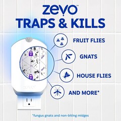 Zevo Flying Insect Trap Official Refill Cartridges – Fits Both Zevo Trap & MAX