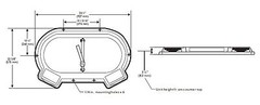 KOALA KARE KB112-01CT CounterTop Laybed Baby Changing Station (Surface Mount)