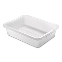 Rubbermaid Commercial Bus/Utility Box, 15″ x 20″ x 5″, White