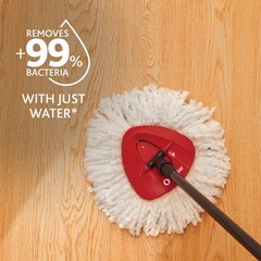 O-Cedar EasyWring Microfiber Spin Mop, Bucket Standard, #1 Easywring System