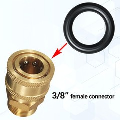 PAGOW 50 Pack Thickened O-Rings Power for 3/8″ fitting (THICKENED), Black