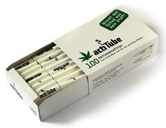 actiTube – activated CHARCOAL filters for rolling 8mm – 1 box = 8.4mm X 35mm