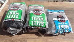 Rhodes American Steel Wool, Fine Grade #0, Coarse Grade #2 -Assorted Lot