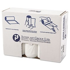 Inteplast Group Can Liners, 45 gal, 17 mic, 40×48″, 25 Bags/Roll, 10 Rolls/CT