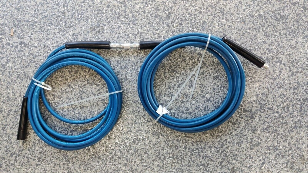 Suttner America 1/4″ x 50′ Blue Carpet Cleaning Solution Hose 3,000 PSI