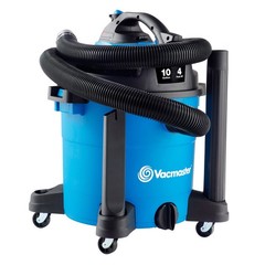 Vacmaster 2-in-1 Wet/Dry Blower/Vac, 106 CFM, 10 Gallons, 4 Peak HP, Model#