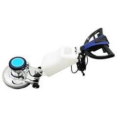 110V 1.5HP 18″ Rotary Floor Scrubber 3.17gal Water Tank with 3 Brush Heads