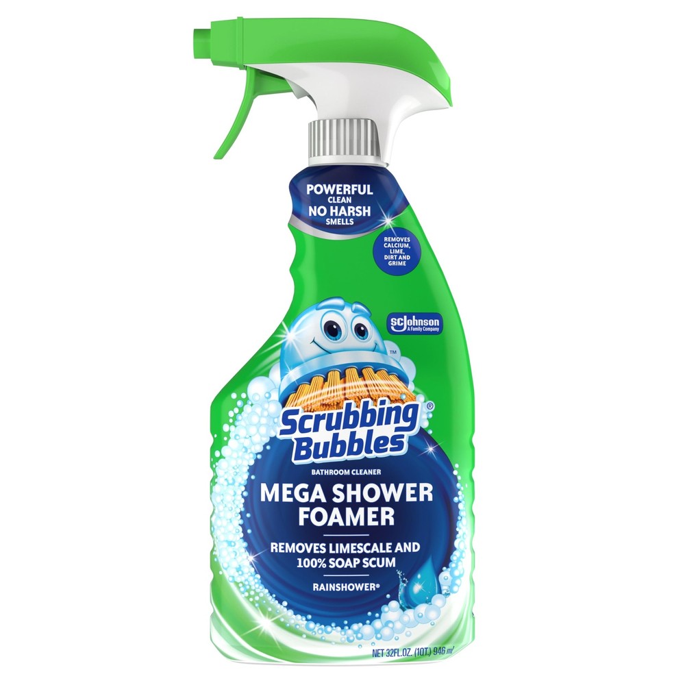Scrubbing Bubbles Mega Bathroom and Shower 32 Fl Oz (Pack of 1), White