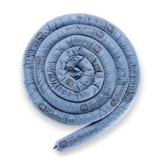 New Blue Absorbent Sock | 3.7 Gallon Absorbency | Forms Barrier & Prevents Spil