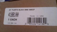(2) 24″ Omni Sweep 4188100 Sparta Carlisle 83099 Flo-Pac Broom Heads NEW USA