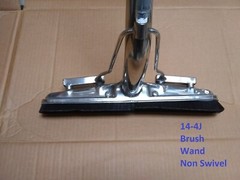 14″ 4-JET S-BEND Hard Surface Tile & Grout Cleaning BRUSH WAND Floor Scrubber