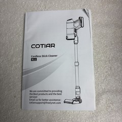 Cotiar Cordless Stick Vacuum Cleaner R11 500W 60Mins Vacuum Cleaners TESTED