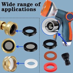 129 PCS Garden Hose Washers Shower Head Gaskets with Screen Filter,Silicone…