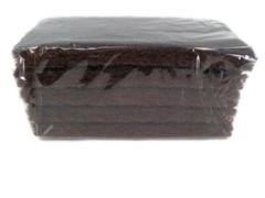 Scrubble Brown Scrub Strip Pads 5 Pack Floor Cleaning Industrial 4.75 X 10.25 in
