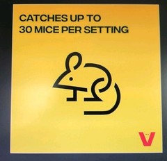 2 Pk Victor Tin Cat Solid Lid Multicatch HUMANE Mouse Trap M310 Up 2-30 Mice Ea.
