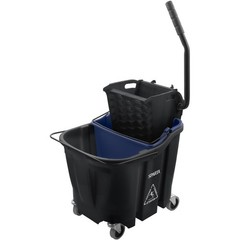 Carlisle OmniFi 35qt Mop Bucket Combo, Side Press Wringer & Soiled Water 9690403