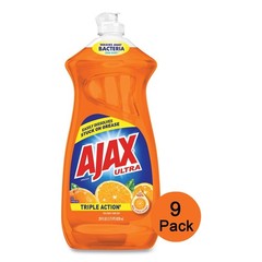 Ajax 44678CT 28 oz Bottle Liquid Dish Detergent – Orange Scent (9/Carton) New