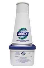 ROOTX – 2LB. JAR with Funnel/APPLICATOR Foaming Root Control for Sewer White