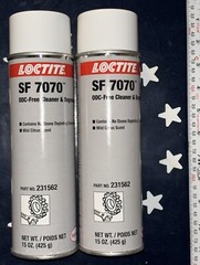 Loctite SF 7070 Cleaner & Degreaser 231562 15oz TWO CANS 30oz Total