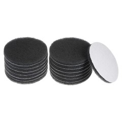 15pcs Drill Power Brush 5 inch Tile Scrubber Scouring Pads, Grey Scrubber Pads