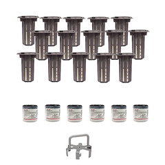 Advance Ter mite Control Bait Station System 15 stations 6 Baits 1 Spider Tool