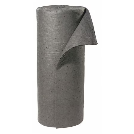 Spilltech Grf150h-Bx Sorbent Roll, 49 Gal, 30 In X 150 Ft, Universal, Gray,