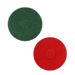 Cleaning Orbiter Pad 12inch Green Red Grit 150 for Floor Scrubber Orbiter Mac…