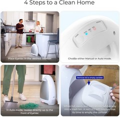 Touchless Vacuum Dustpan – Cleans Pet Hair, Food, and Dirt in the Kitchen