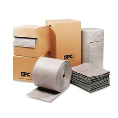 Brady Mro15-Dp Sorbent Roll, 24 Gal, 15 In X 150 Ft, Universal, Gray,