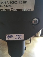 NuSource Nu-20FLHD floor machine Made In USA 15 amp 1.5 HP motor, freight ship
