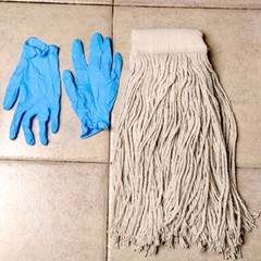 5 Pack – Commercial Mop Head #32, 32oz Mop Head Blended Yarn – X-Large (White)