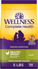Wellness Complete Health Healthy Weight Adult Dry Dog Food, Wholesome Grain Kibb