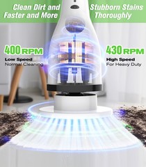 Electric Spin Scrubber For Cleaning Cordless Ipx5 Waterproof Shower Scrubber Bru