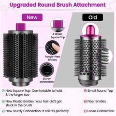 YTCHYYSK Upgraded Large Round Volumizing Brush Attachment for 3.3in, Rose
