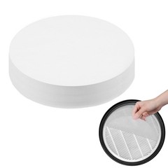 200 Pcs White Nail Dust Collector Filter Paper 7.87 x 7.87 Inch