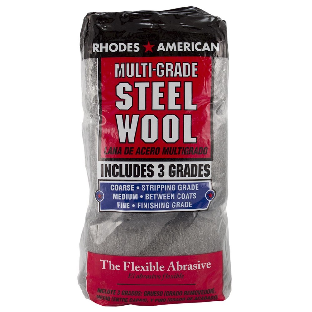 Rhodes American 10121114 Medium Grit Steel Wool Pad 8-3/4 L in. (Pack of 6)