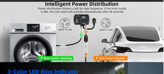 Islewire LV05 Smart Dryer and EV Auto Power Charger Splitter Switch, 240V, 24A