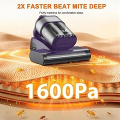 UVC001 Corded Hand Vacuum 0.5L Bagless HEPA UV-C Light LED Display